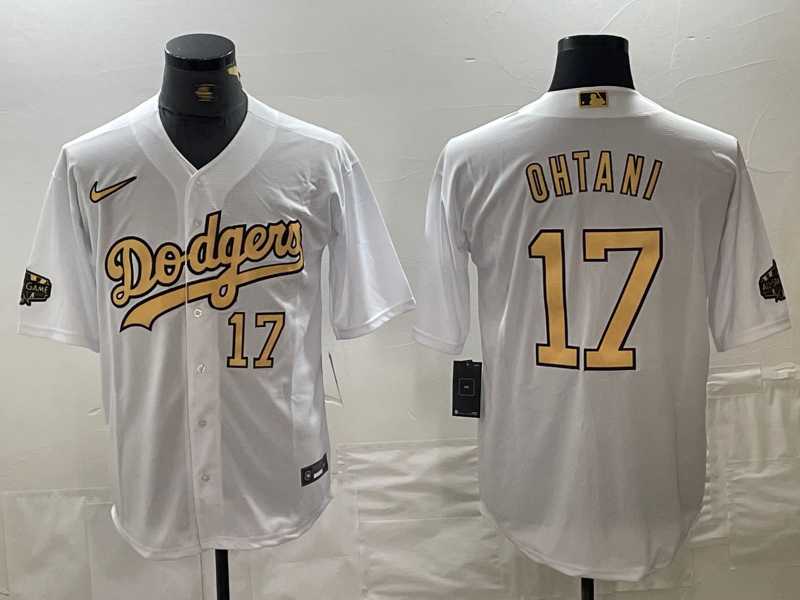 Men's Los Angeles Dodgers #17 Shohei Ohtani Number White 2022 All Star Stitched Cool Base Nike Jerseys,We sell and wholesale Men's Los Angeles Dodgers #17 Shohei Ohtani Number White 2022 All Star Stitched Cool Base Nike Jerseys on line form chian!